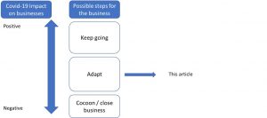 Pivoting And Repurposing A Business flow chart