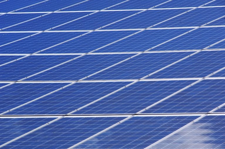 Shot of solar panels