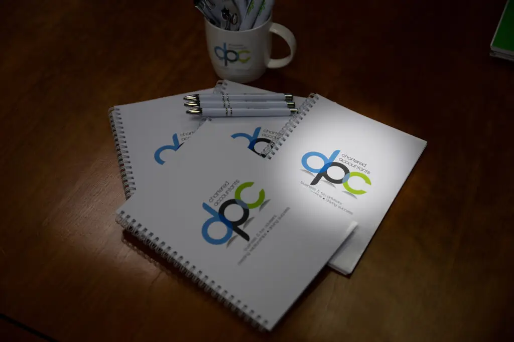 Accountants Stoke-on-Trent - DPC pads and pens
